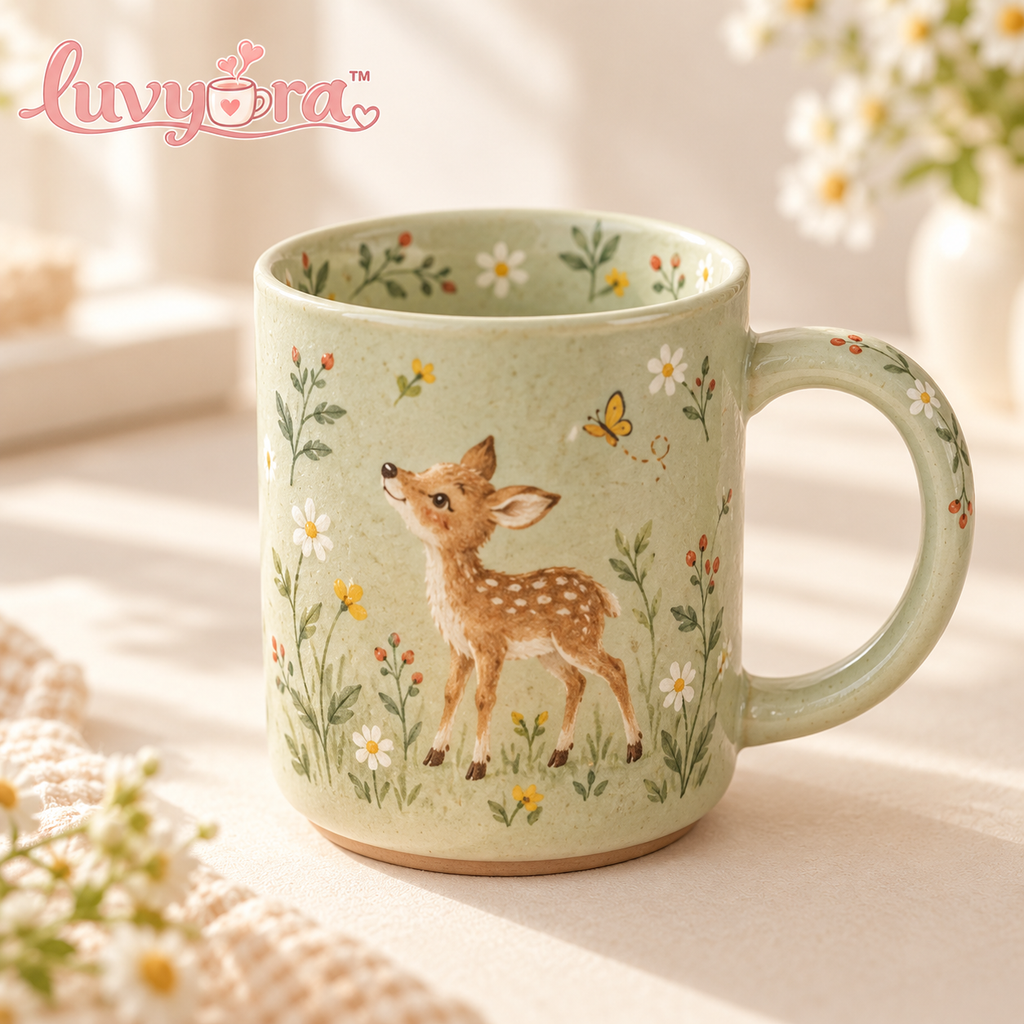 Luvyora™ Little Deer Meadow Ceramic Mug