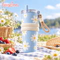 Luvyora™ Sky Daisy Travel Tumbler