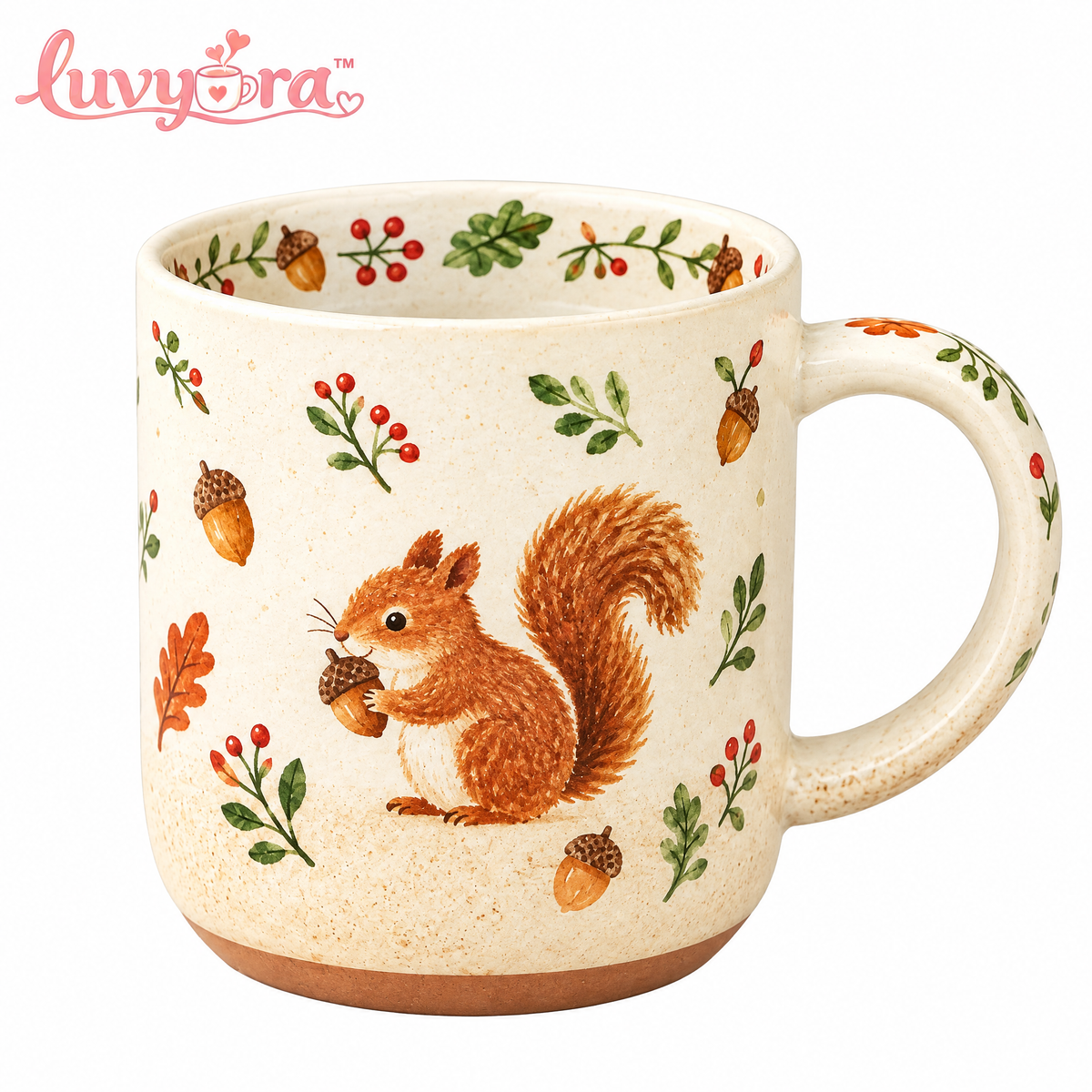 Luvyora™ Woodland Squirrel Ceramic Mug