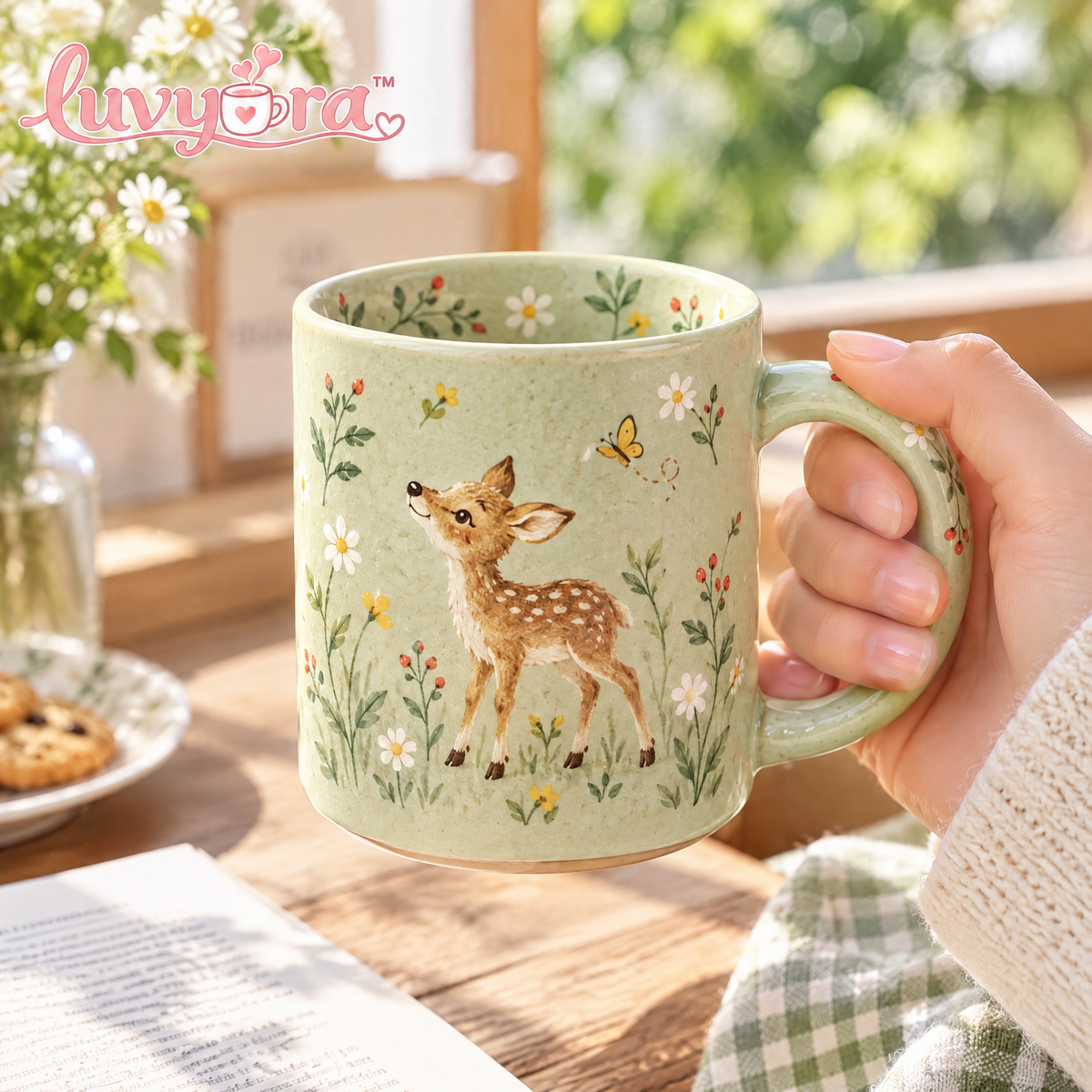 Luvyora™ Little Deer Meadow Ceramic Mug